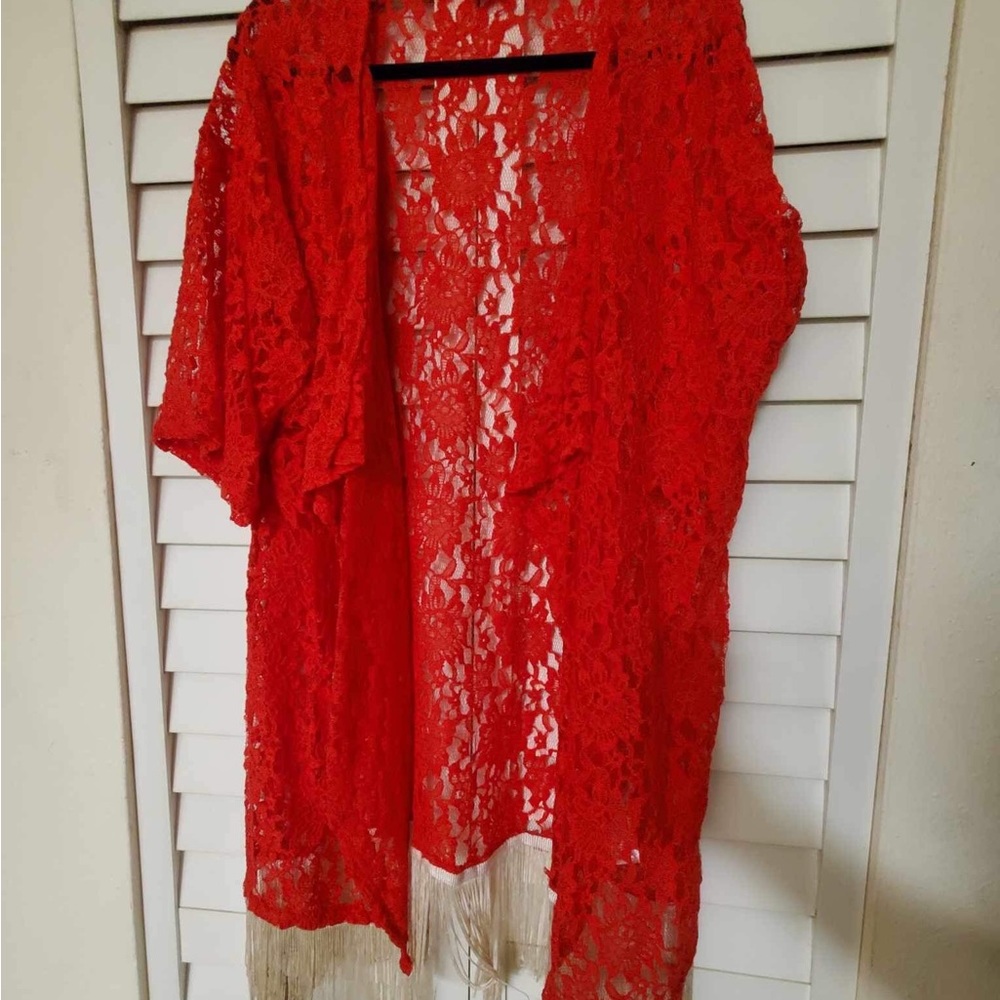 Lularoe Monroe Kimono L NWOT
